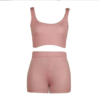 Sexy Crop Shorts Set