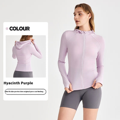 Slim-fit Sun Protection Clothing Women's UV Protection Hooded Sun Protection