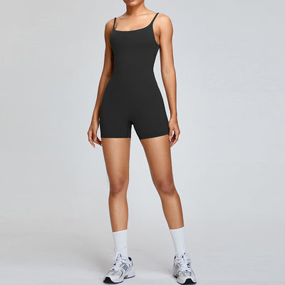 Fashion Personality Yoga Straps One-piece Women Jumpsuits