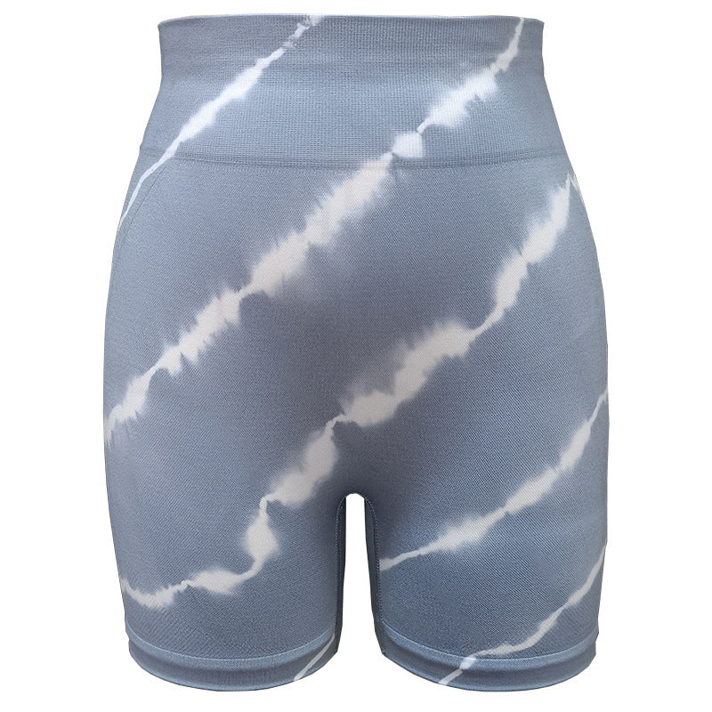 Seamless Tie-dye Yoga Pants Women's Summer High Waist Leggings
