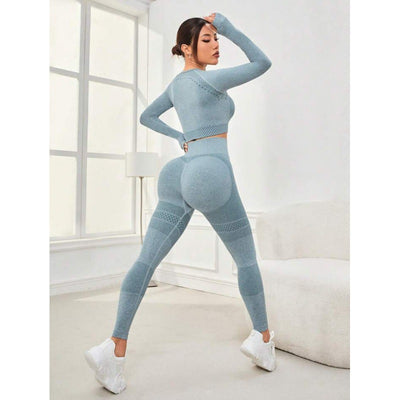 Seamless Workout Clothes Outdoor Sports Suit