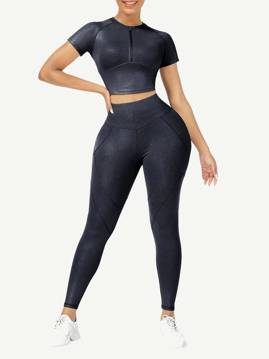 Short Sleeve Compression Workout Set