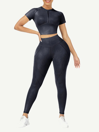 Short Sleeve Compression Workout Set