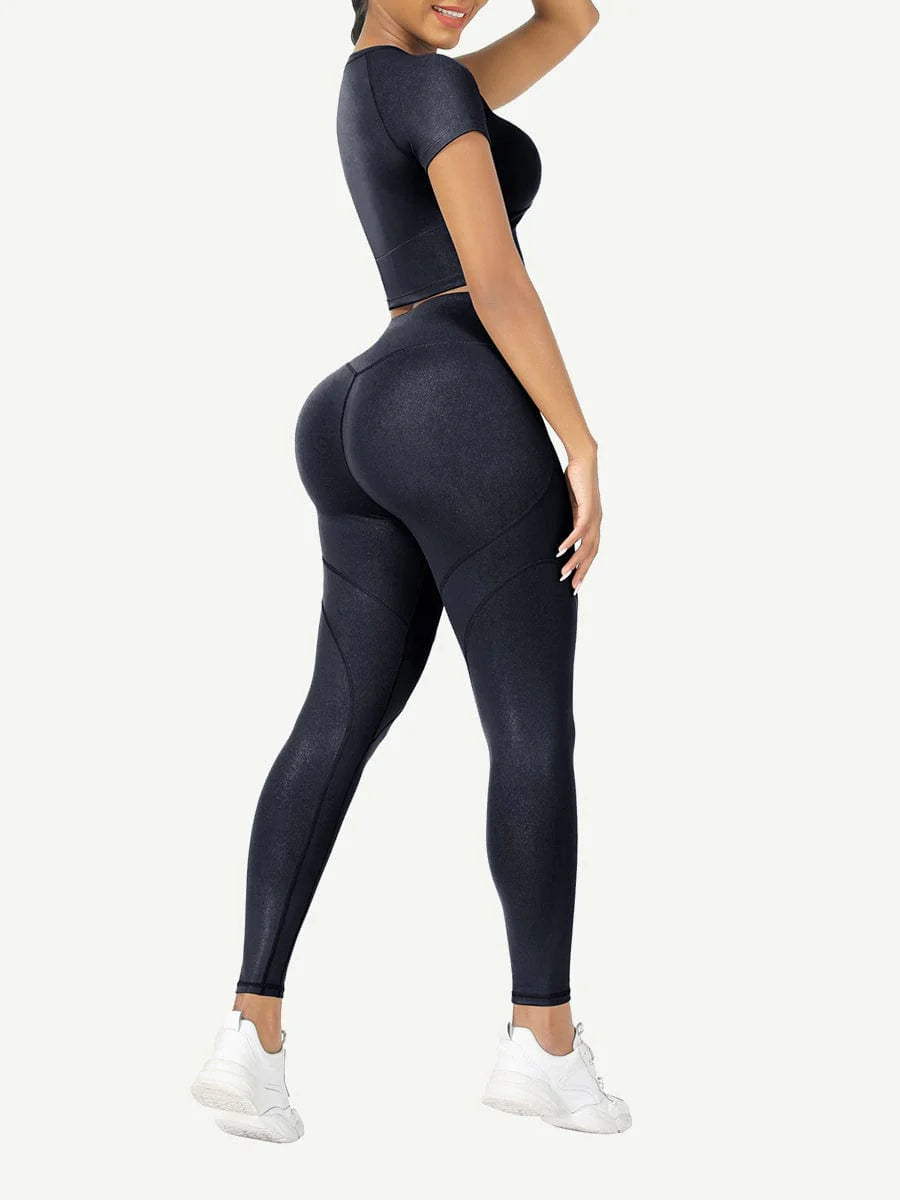 Short Sleeve Compression Workout Set
