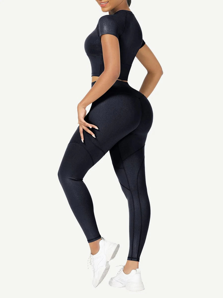 Short Sleeve Compression Workout Set