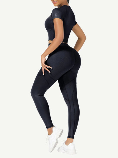 Short Sleeve Compression Workout Set