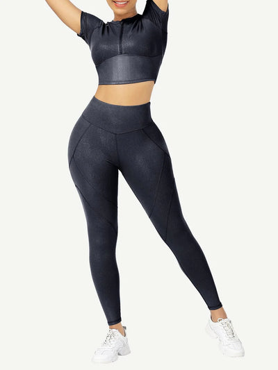 Short Sleeve Compression Workout Set