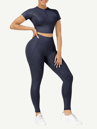 Short Sleeve Compression Workout Set