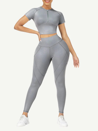 Short Sleeve Compression Workout Set