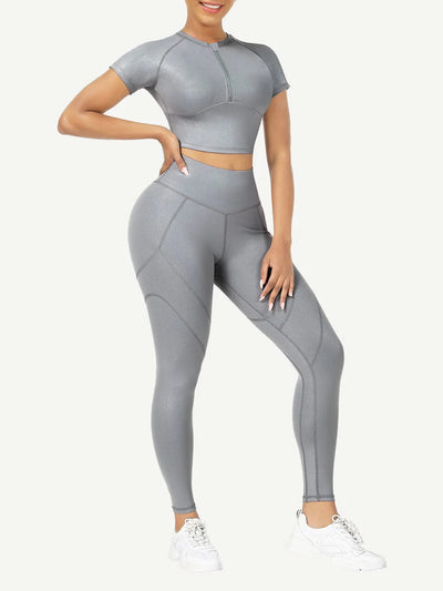 Short Sleeve Compression Workout Set