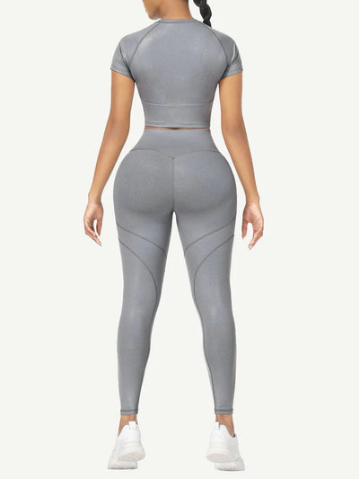 Short Sleeve Compression Workout Set