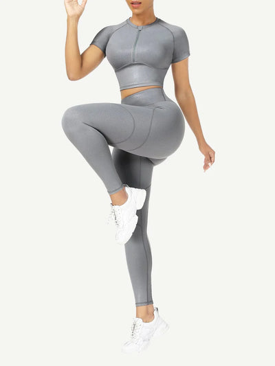 Short Sleeve Compression Workout Set