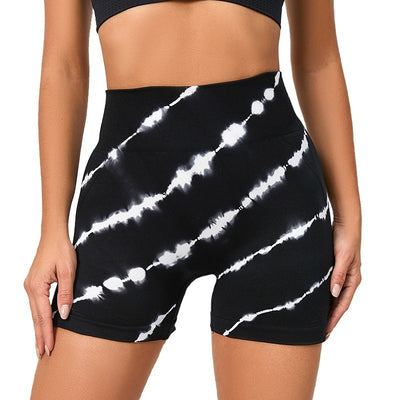 Seamless Tie-dye Yoga Pants Women's Summer High Waist Leggings