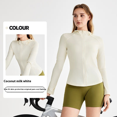Slim-fit Sun Protection Clothing Women's UV Protection Hooded Sun Protection