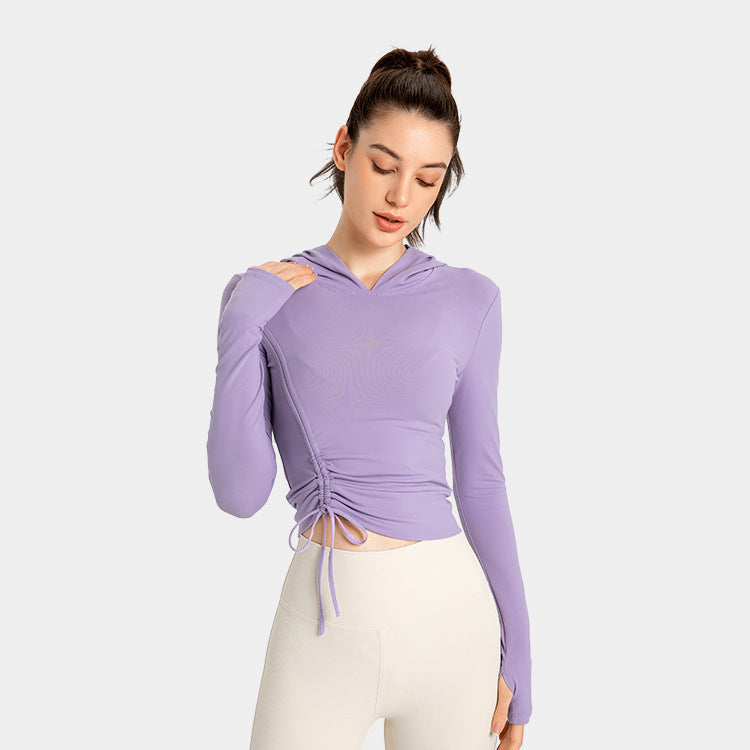 Slim-fitting Running Finger Yoga Workout Clothes